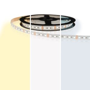 1 meter dual white led strip premium met 120 leds – losse strip