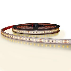 10 meter constant current led strip premium – waterdicht 24v – 1 lange lengte – 1200 leds warm wit 2700k