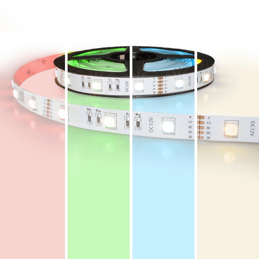 5 meter RGBW led strip basic met 180 leds – losse strip