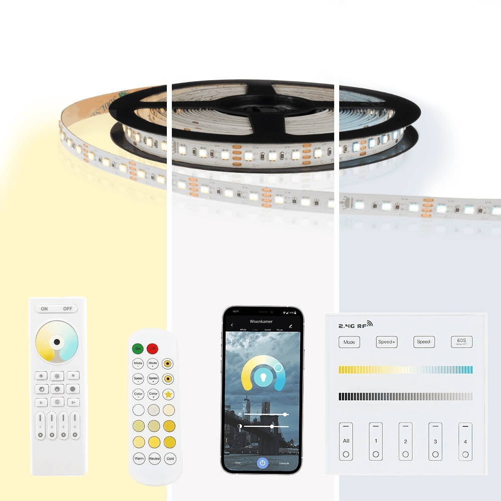 8 meter dual white led strip complete set – premium 960 leds