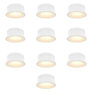 Set van 10 Dimbare LED modules – 6 watt 570 lumen – CCT instelbare lichtkleur 2700K/4000K/6000K