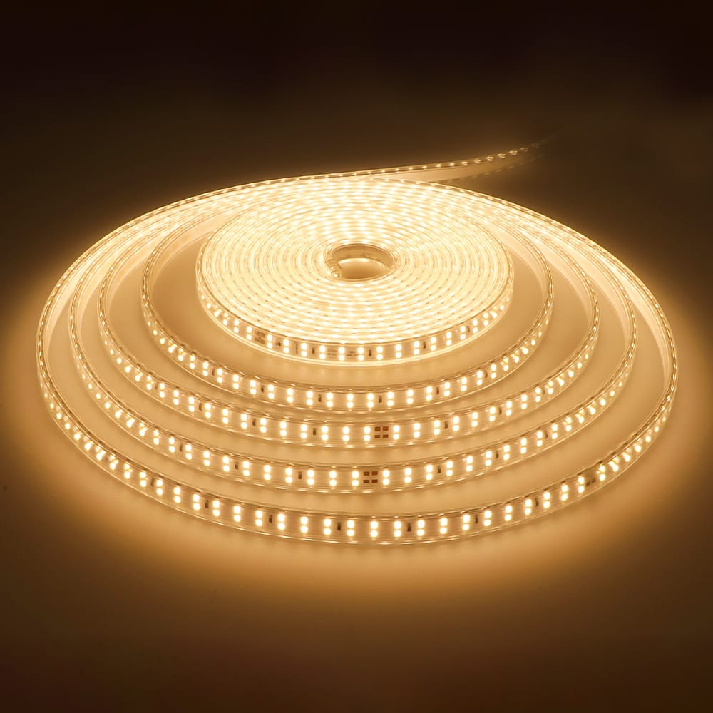 Flex180 LED Strip 10 meter – 3000K warm wit – IP65 waterdicht – Buiten & Binnen – 180 LEDs/m – 120 Watt 11.500 lumen – Inkortbaar per 20 cm – Dimbaar